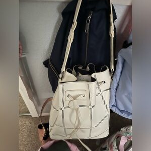 White Bucket Bag